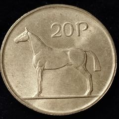 Ireland - 1986 - 20 Pence - EF - KM.25 - [524]