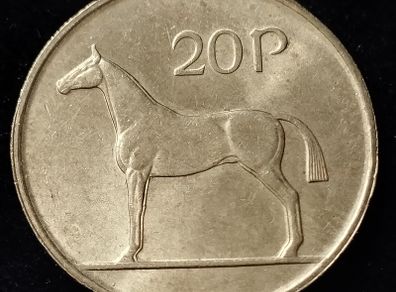 Ireland - 1986 - 20 Pence - EF - KM.25 - [524]