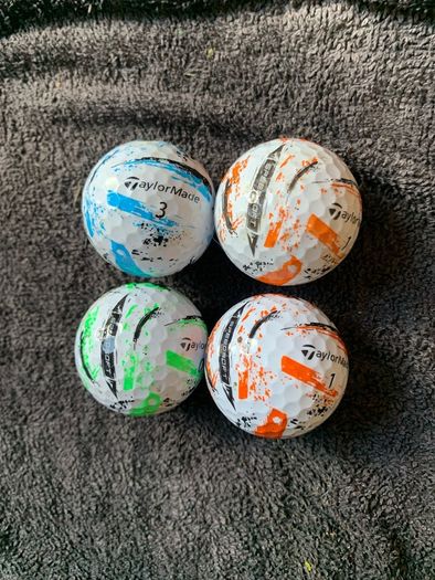 Colored Speedsoft Taylormade Golf balls (4)