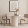 Extendable Dining Table 100 to 180cm with the metal base Image 10