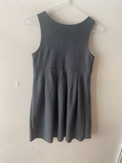 M&S grey pinafore (new) age 9-10