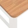 Dining Chairs 2 pcs White Solid Oak Wood Image 7