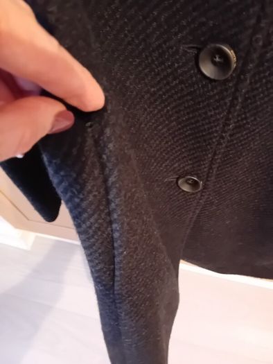 Designer Armani - Wool Coat - Black - UK 10 - BNWT RRP 399