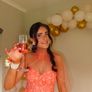 Danis Closet Orange Coral Debs Prom Dress Size 8 Image 3