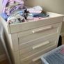 Mama & Papas Convertible cot + Dresser Changer Chest + Wall shelf Image 4