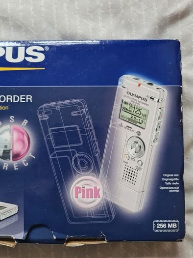 Olympus ws-300m digital voice recorder pink 256 mb in excellent condition