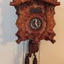 Cuckoo music clock Forest Spirits- Vintage East Germany - Very rare Double cuckoo musical Image 3