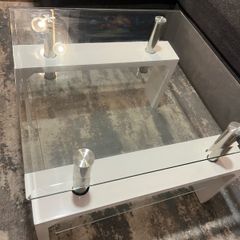 Living room glass table