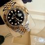 Rolex GMT-Master II Black Dial 126713GRNR 18k Two Tone YG Jubilee Bracelet Image 9