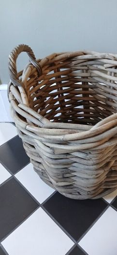 Large Thick Woven Rattan Basket