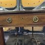 Antique George III Mahogany Pembroke Table (c. 1790) - Brass Castors Image 4