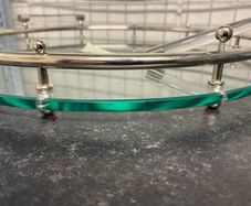 glass tray Eichholtz Matthew ? for handle repair