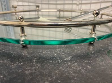 glass tray Eichholtz Matthew ? for handle repair