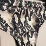 SHEIN Snakeskin Bikini Bottoms Size L! Image 3