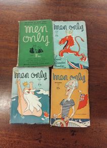 1930, 1950s Men only books
