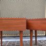 MCM Danish teak bedside lockers Image 3