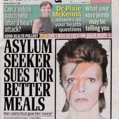 David Bowie - Irish Daily Mail - 12 Jan 2016