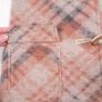 Kew 159 Vintage Orange Beige Plaid Toggle Duffle Coat 12UK/40EU Image 6
