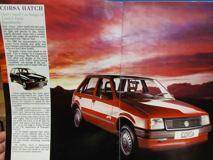 Opel 1988 brochure