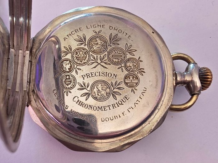 antique silver pocket watch
