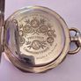 antique silver pocket watch Image 4