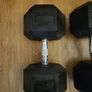 45 kg hex dumbells pair Image 2