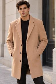 The classic cosy men's coat, size L