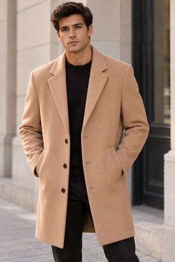 The classic cosy men's coat, size L
