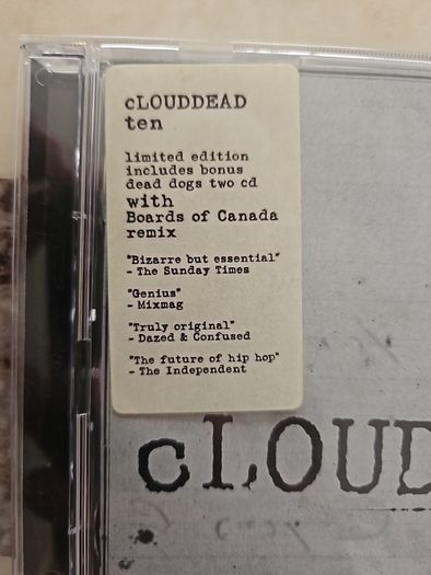 Clouddead 2 Cd Lot