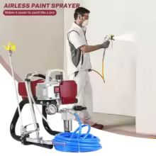 1800W Pro Airless Wall Paint Sprayer Electric Sprayer Gun Adjustable Spray Pressure Wall Paint Spraying Machine