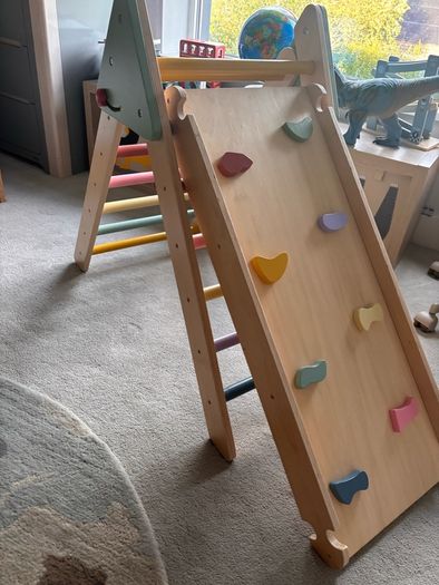 Wooden Pikler Triangle Climbing Frame