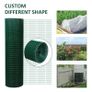 Coated Welded Wire Mesh Fencing Chicken Poultry Aviary Fence Run 30m Dark Green Image 2
