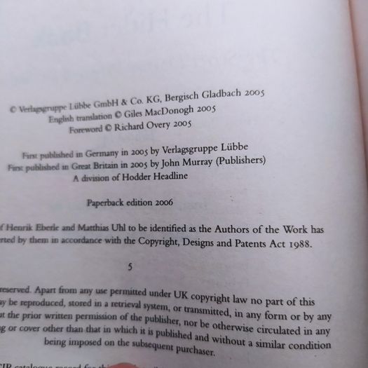 The Hitler Book/ Henrik Eberle & Mathias Uhl