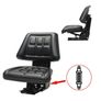 Tractor Seat with Suspension Black Image 3