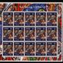 1985-1996 Ireland Christmas Commemorative Stamp Sheet Collection Mint Never Hinged (MNH) Complete Image 3