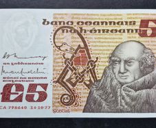 5 Pound Ireland 1977 Banknote
