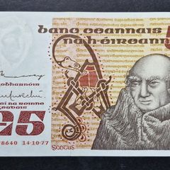 5 Pound Ireland 1977 Banknote