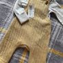 3-6m, With Tags Girls M&S Dungarees with Wings and Bodysuit included Image 2