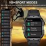Waterproof smart Sport Military Watch Men Bluetooth Call Android IOS Wifi huawei Image 8
