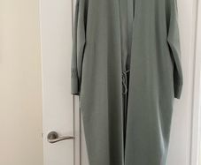 Paul Costello sage green coatigan