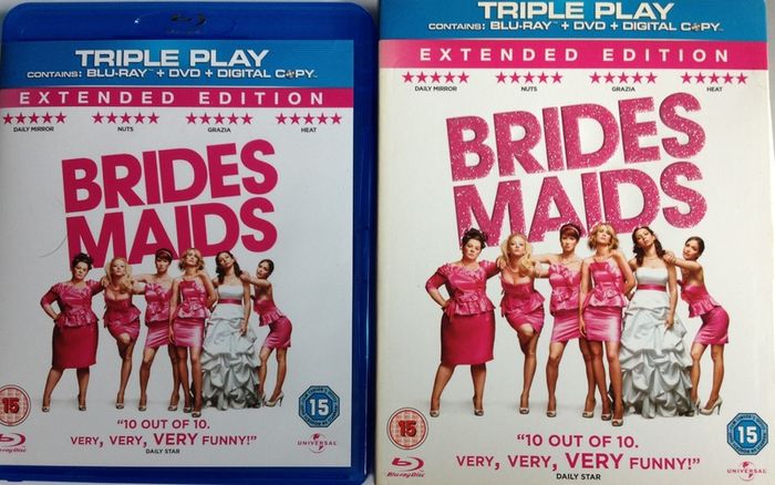 Brides Maids [2011] Kristen Wiig, Rose Byrne, Wendi McLendon-Covey, Ellie Kemper, Melissa McCarthy & Chris O'Dowd [Blu-ray Movie]