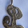 9Ct Yellow Gold 375 Hallmark Large Fancy Script Letter L Initial Charm Image 4