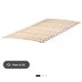 IKEA White Single Bed Frame + Mattress Image 5