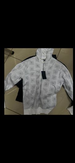 Armani all over print hoodie BNWT