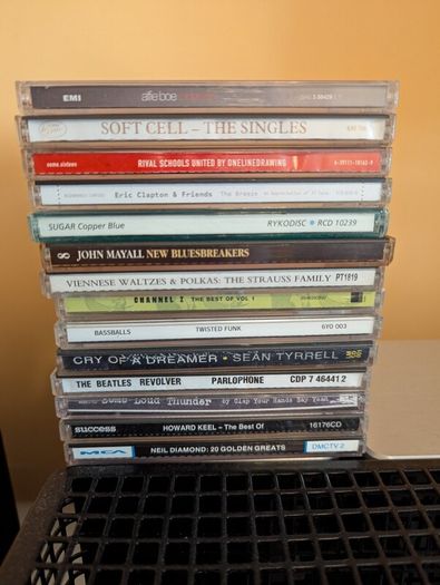CD collection 200+ CDs pink floyd