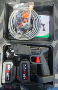Cordless Pressure Washer Car Washer Kit 2 Batteries