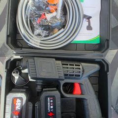 Cordless Pressure Washer Car Washer Kit 2 Batteries