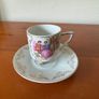 Vintage Porcelain Cup & Saucer Gold Decoration Image 2
