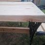 cast irom garden set - bench - table - chairs. Image 5
