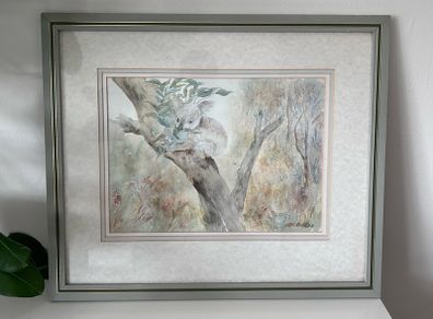 Original Watercolour by Sn. Declan Allen, title Koala